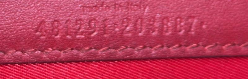 Gucci Cherries Wallet On Chain Gg Coated