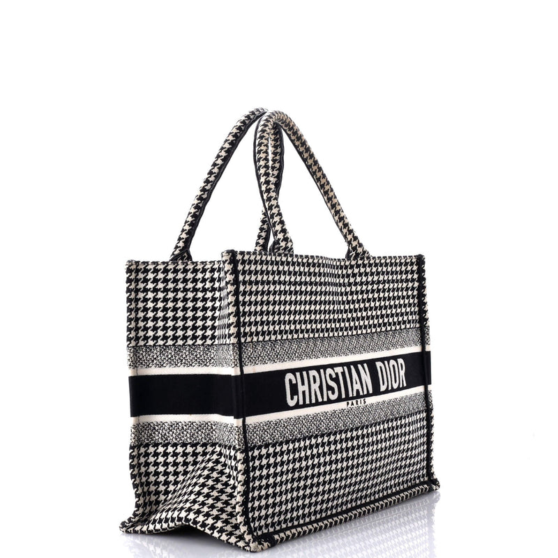 Christian Dior Book Tote Houndstooth