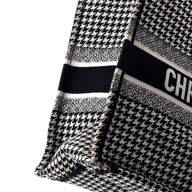 Christian Dior Book Tote Houndstooth