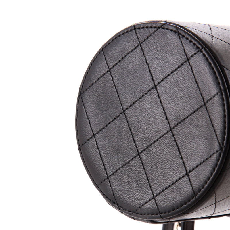 Chanel Cc Round Vanity Case With Chain