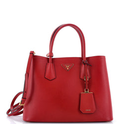 Prada Cuir Double Tote Saffiano Leather