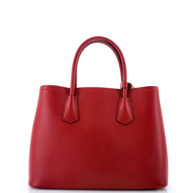 Prada Cuir Double Tote Saffiano Leather