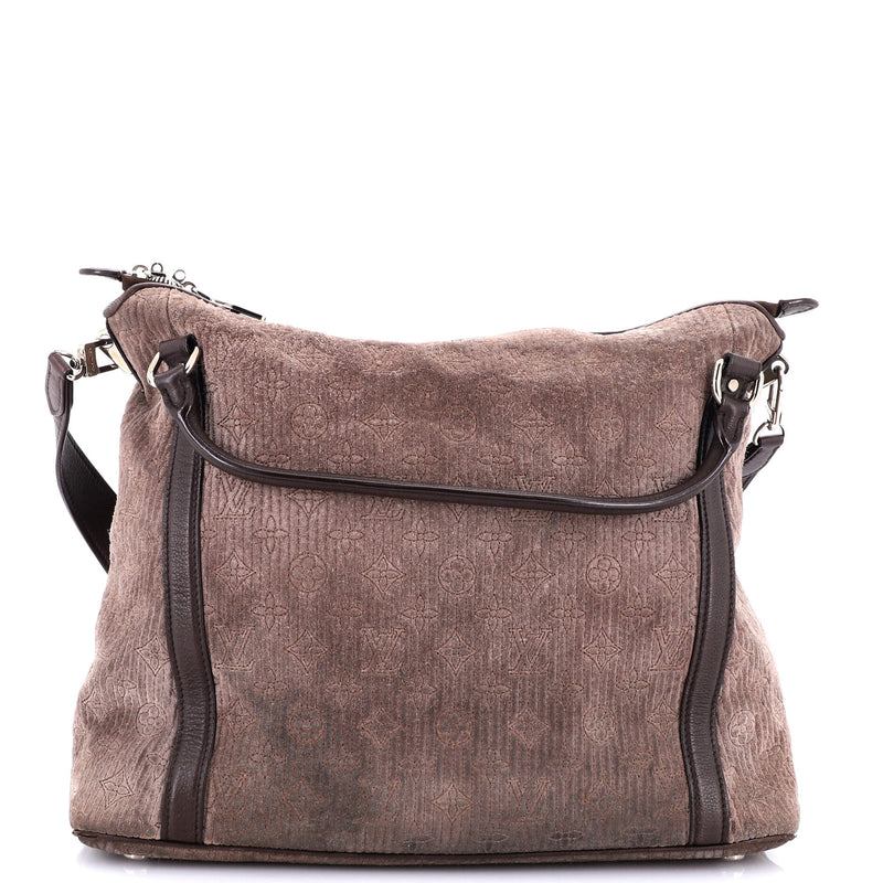 Louis Vuitton Antheia Ixia Handbag Suede