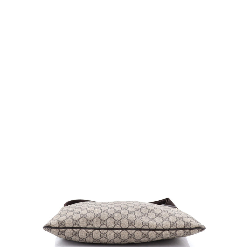 Gucci Zip Top Messenger Bag Gg Coated