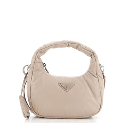 Prada Padded Hobo Leather Mini