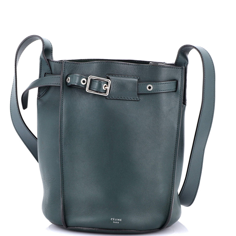 Celine Long Strap Big Bag Bucket Leather