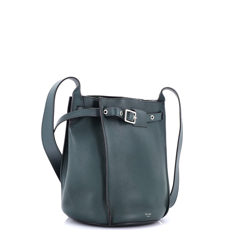 Celine Long Strap Big Bag Bucket Leather