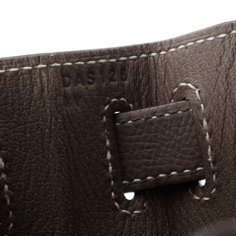 Hermes Kelly Handbag Grey Epsom With