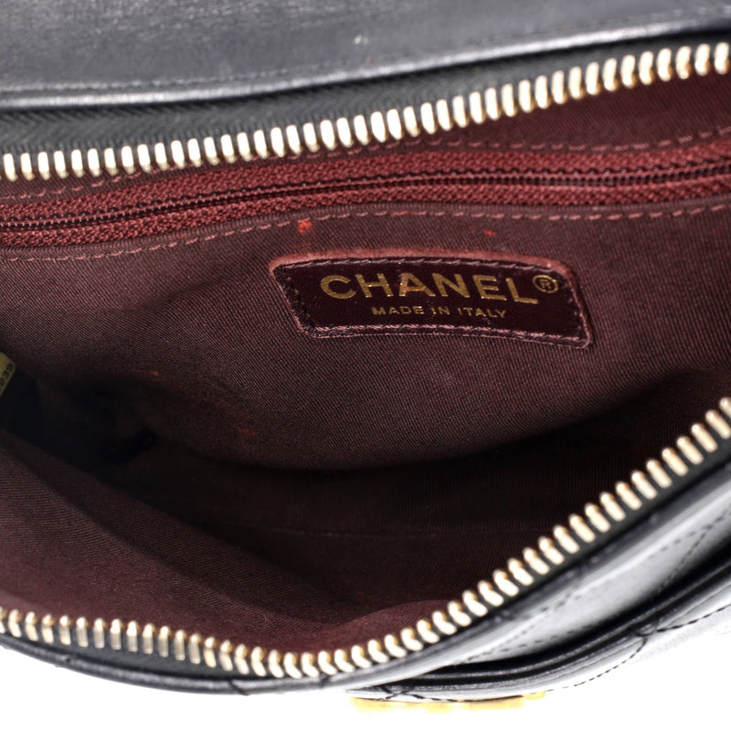 Chanel Button Up Camera Case Quilted