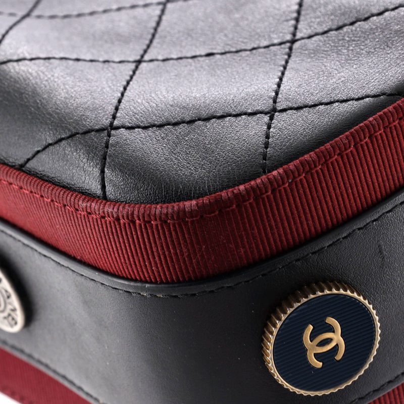 Chanel Button Up Camera Case Quilted