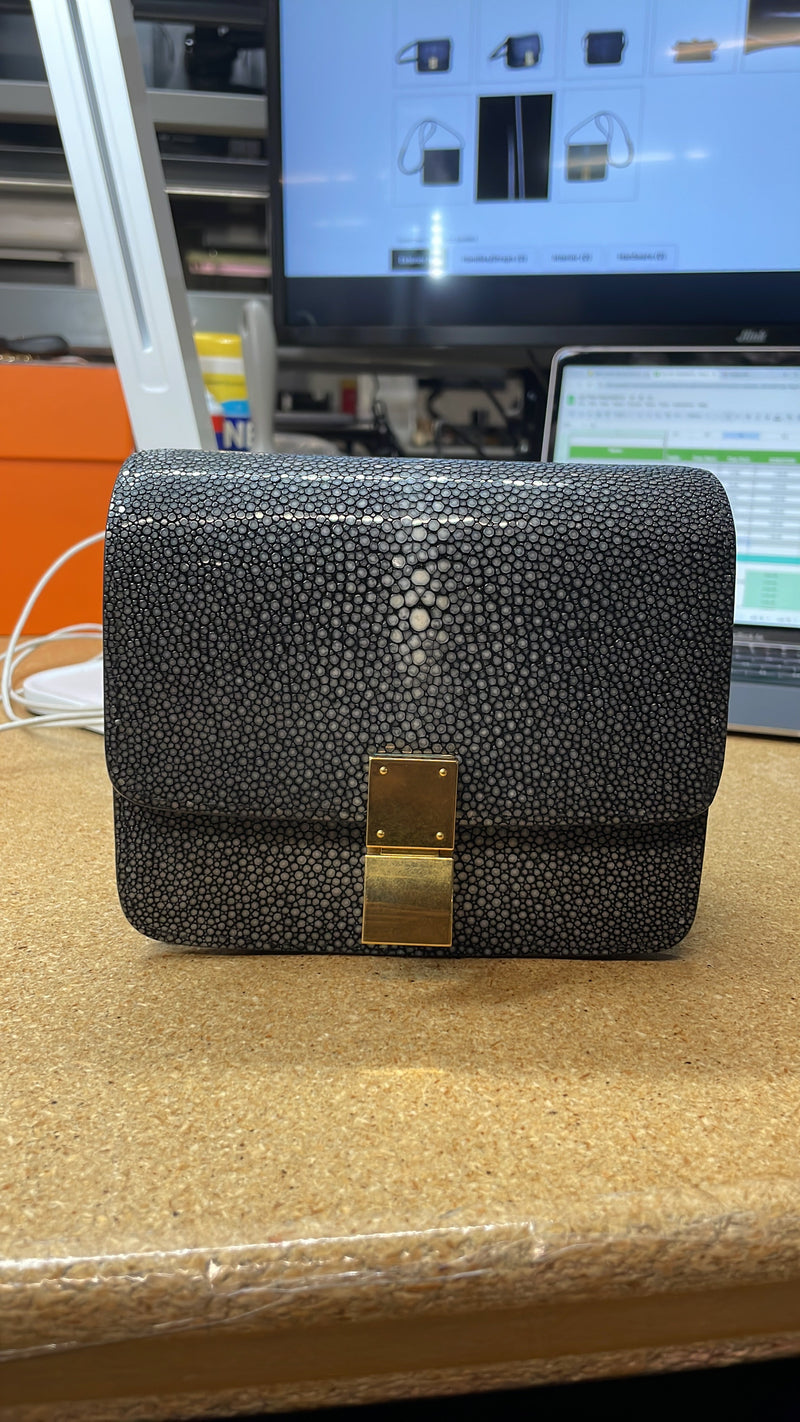 Celine Classic Box Bag Stingray Small
