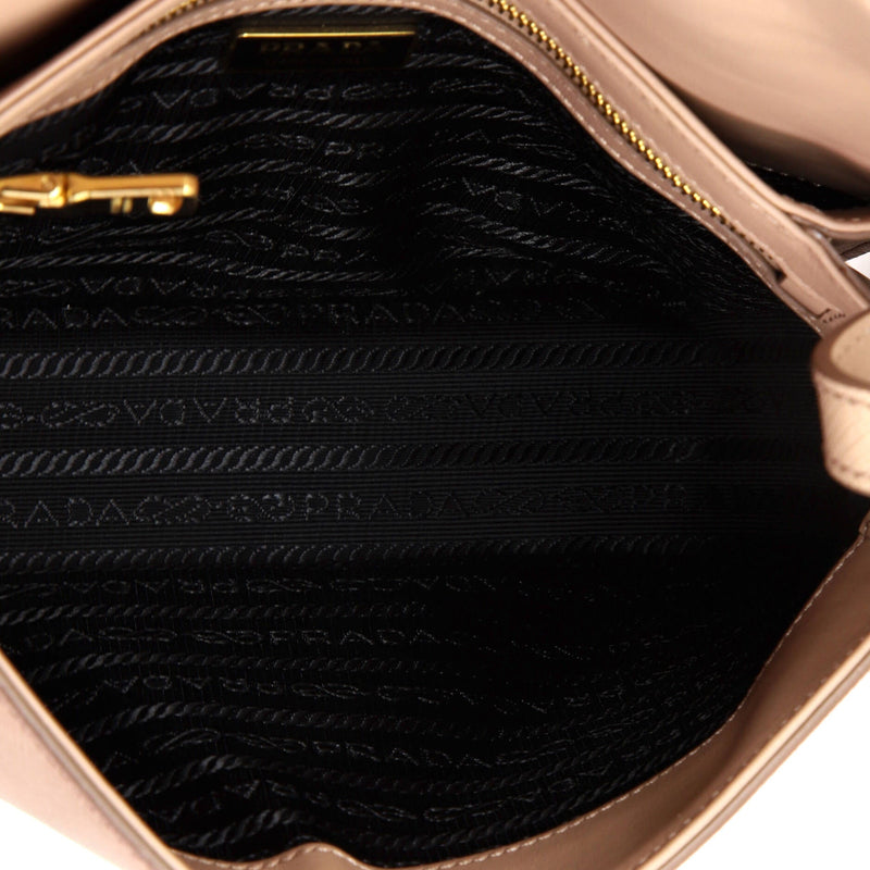 Prada Embleme Flap Bag Saffiano Leather