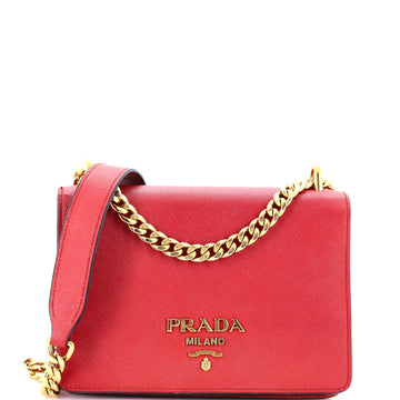 Prada Chain Flap Crossbody Bag Saffiano