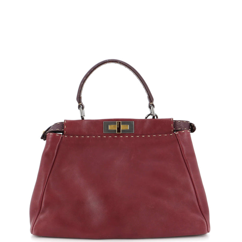 Fendi Selleria Peekaboo Bag Leather
