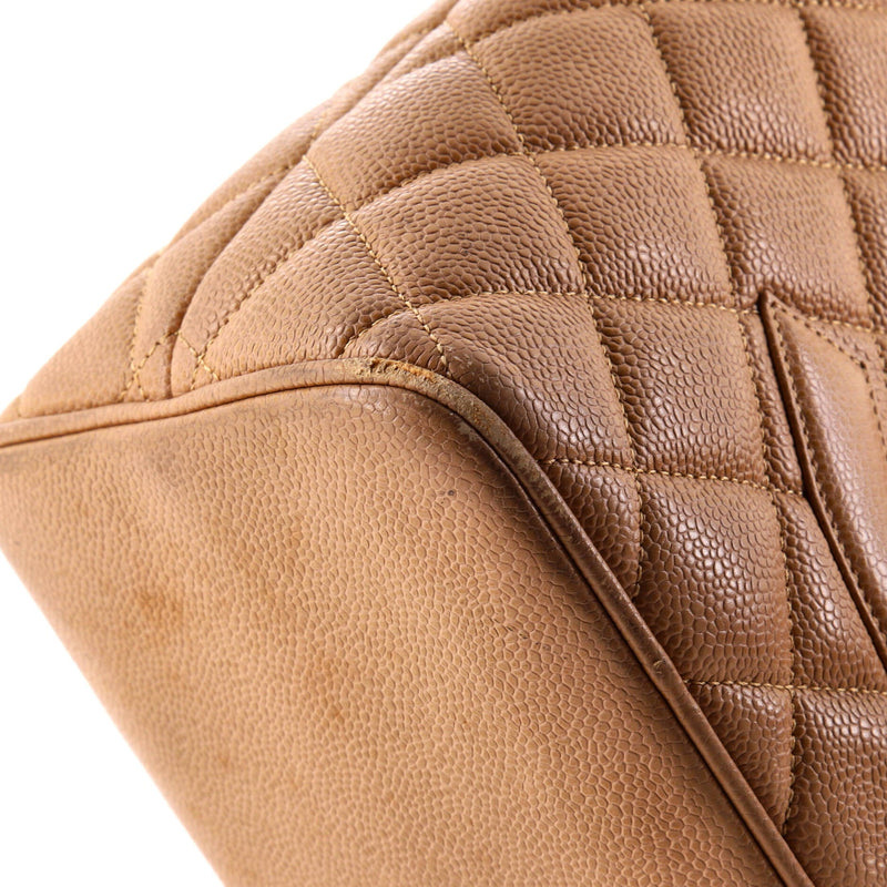 Chanel Medallion Tote Quilted Caviar