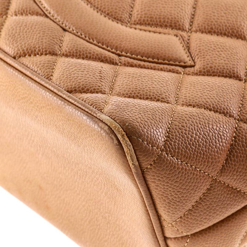 Chanel Medallion Tote Quilted Caviar