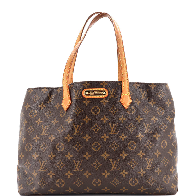 Louis Vuitton Wilshire Handbag Canvas Mm