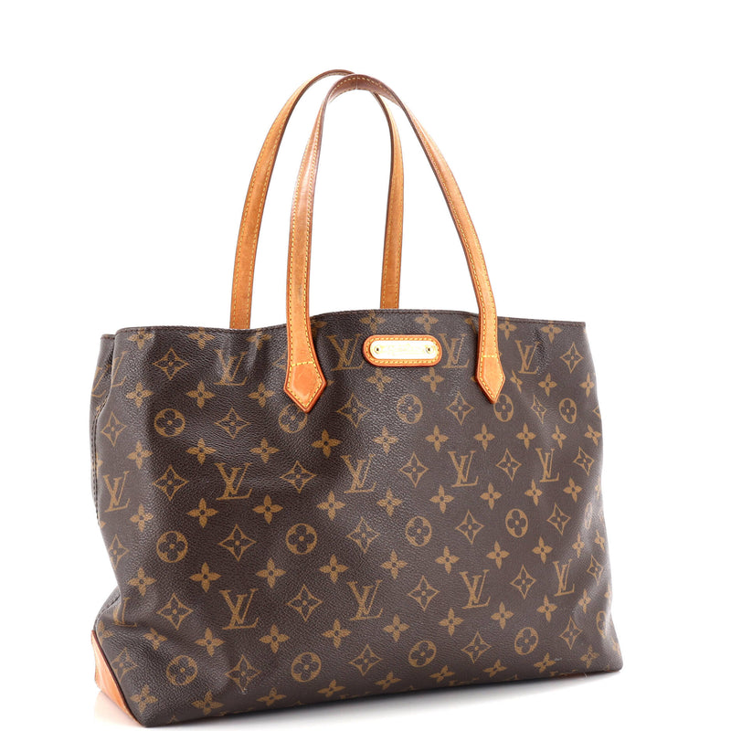Louis Vuitton Wilshire Handbag Canvas Mm