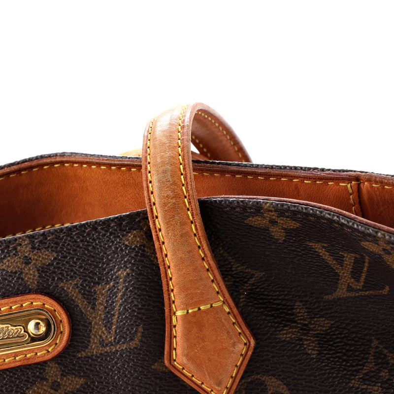 Louis Vuitton Wilshire Handbag Canvas Mm