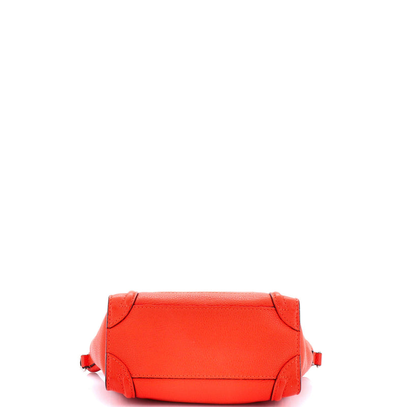 Celine Luggage Bag Grainy Leather Nano