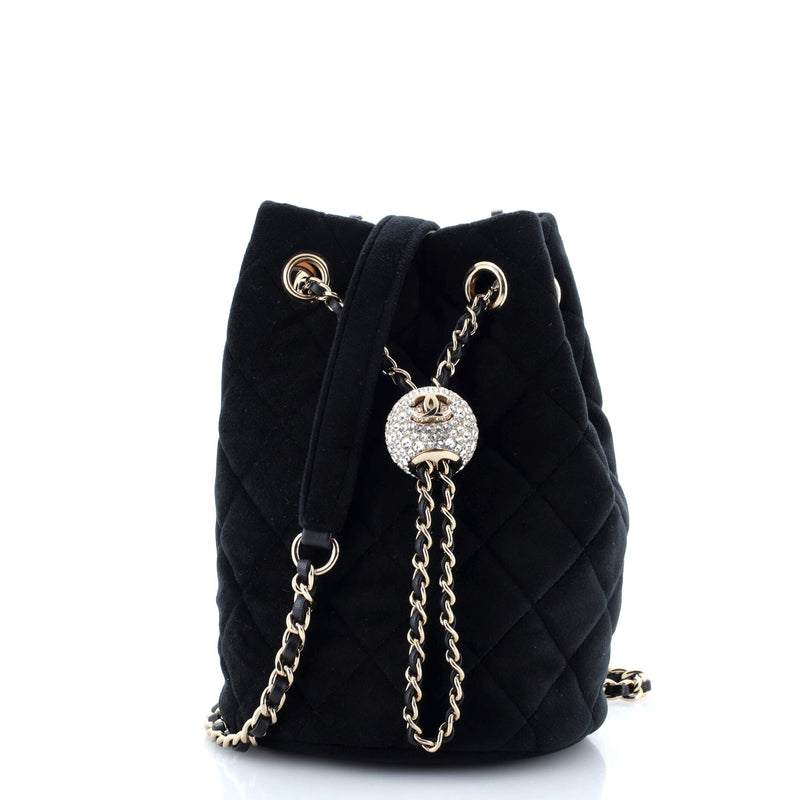 Chanel Pearl Crush Drawstring Bucket Bag