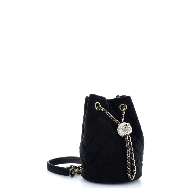 Chanel Pearl Crush Drawstring Bucket Bag