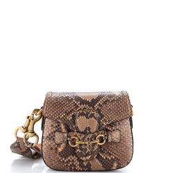 Gucci Lady Web Shoulder Bag Python