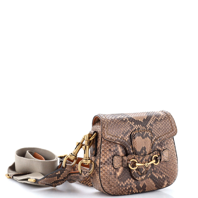 Gucci Lady Web Shoulder Bag Python
