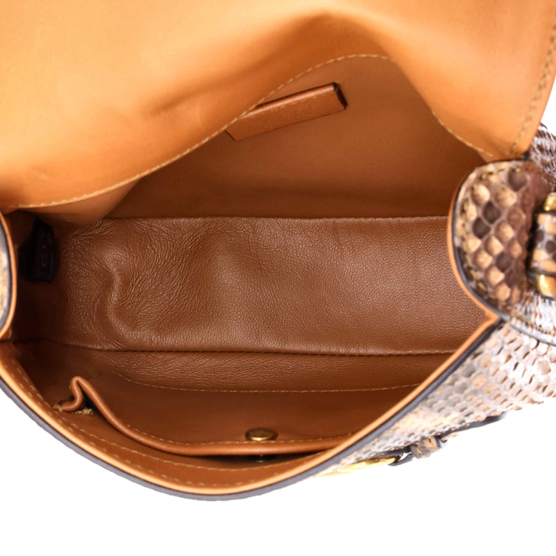 Gucci Lady Web Shoulder Bag Python