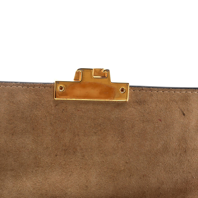 Fendi Kan U Shoulder Bag Zucca Embossed