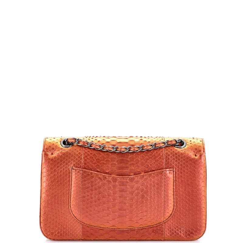 Chanel Classic Double Flap Bag Python