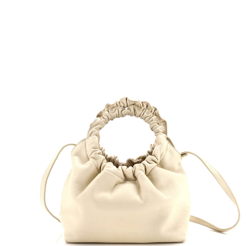 The Row Double Circle Bag Leather Small
