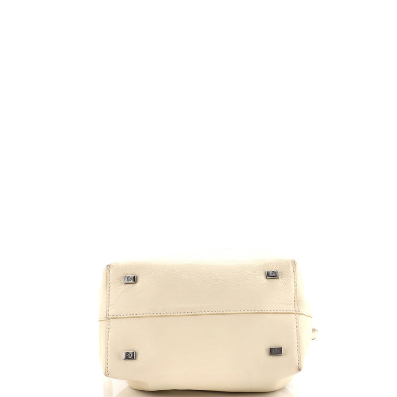 The Row Double Circle Bag Leather Small