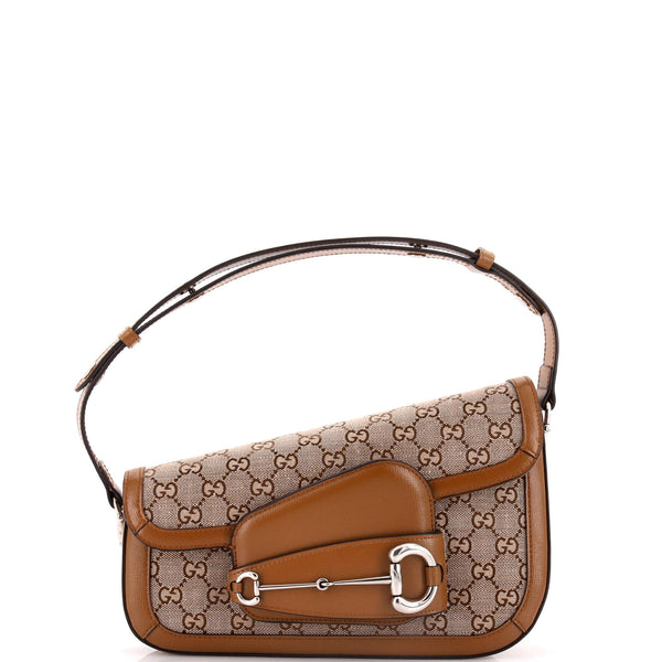 Gucci Horsebit Asymmetric Shoulder Bag