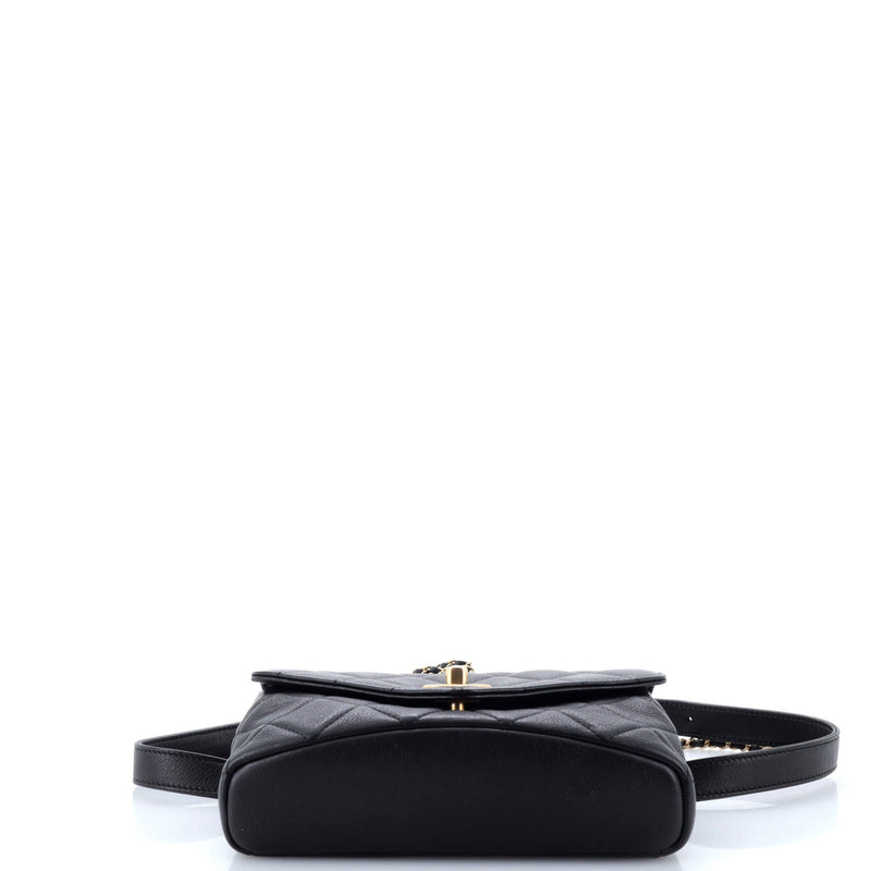 Chanel Carry With Chic Chain Flap Waist