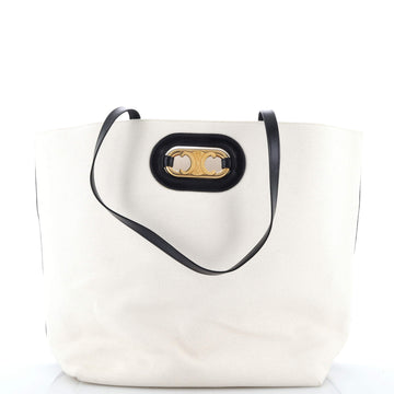 Celine Cabas Maillon Triomphe Bag Canvas