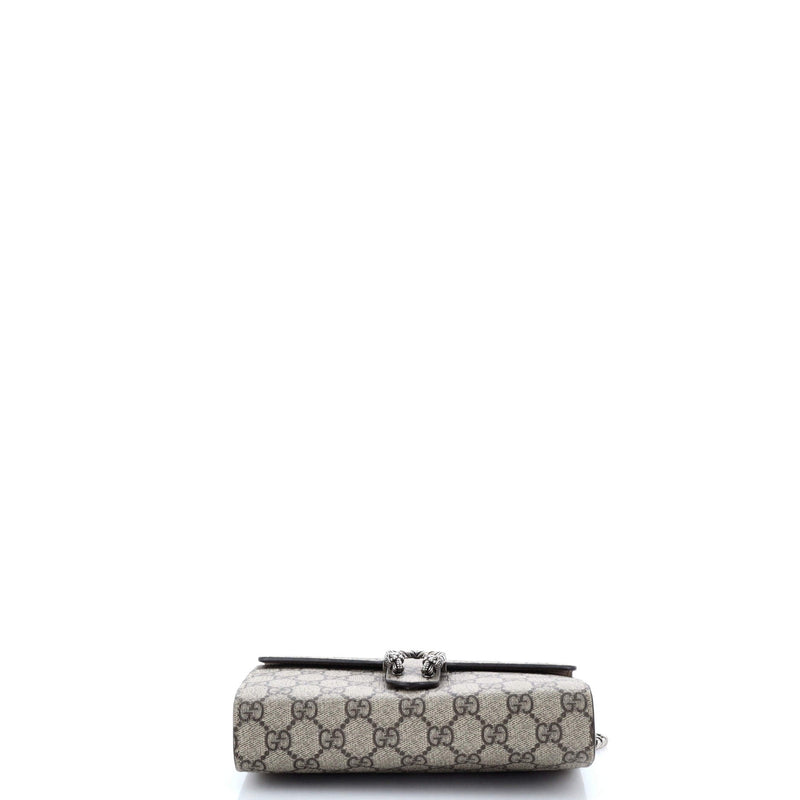 Gucci Dionysus Chain Wallet Gg Coated