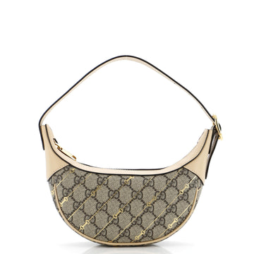 Gucci Ophidia Half Moon Bag Print Gg