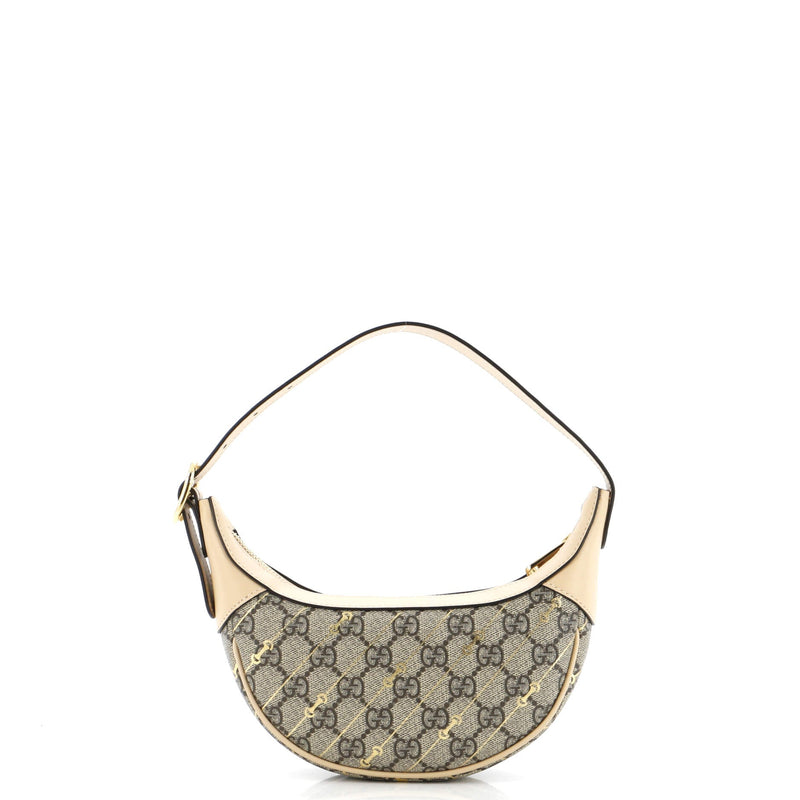 Gucci Ophidia Half Moon Bag Print Gg