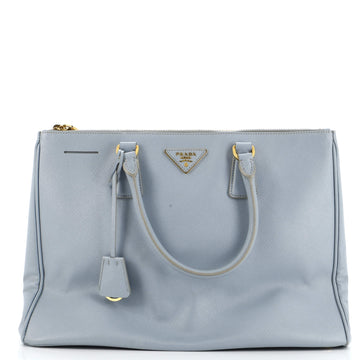 Prada Double Zip Lux Tote Saffiano