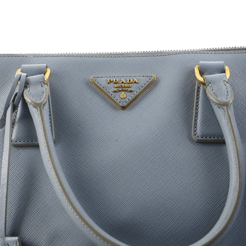 Prada Double Zip Lux Tote Saffiano