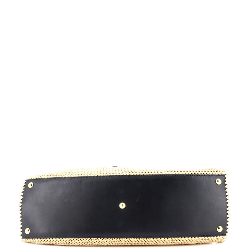 Fendi Peekaboo X-Tote Raffia Medium