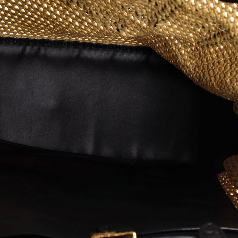 Fendi Peekaboo X-Tote Raffia Medium