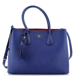 Prada Cuir Double Tote Saffiano Leather