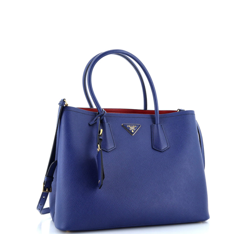 Prada Cuir Double Tote Saffiano Leather