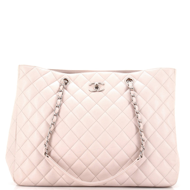 Chanel Classic Cc Shopping Tote Quilted