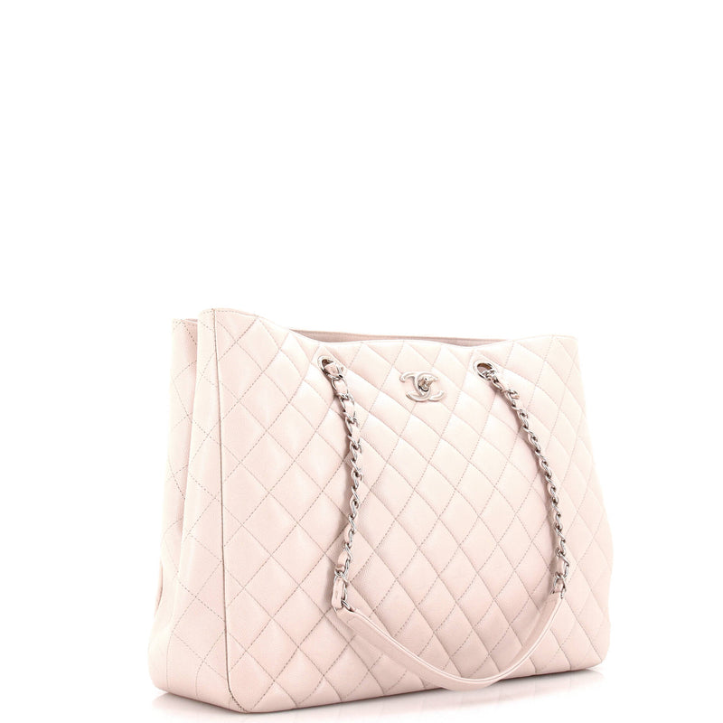 Chanel Classic Cc Shopping Tote Quilted