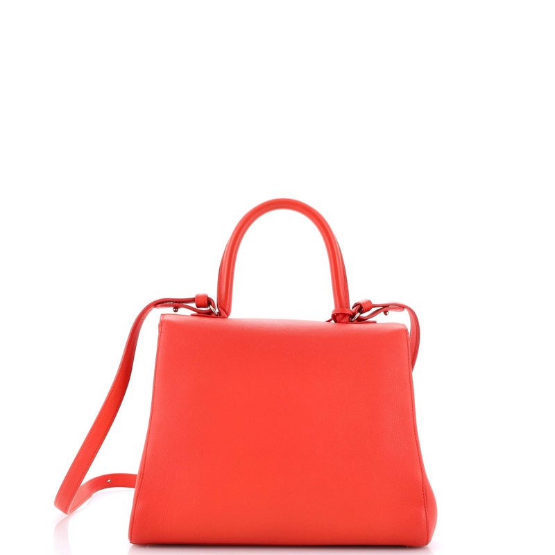 Delvaux Brillant Top Handle Bag Leather