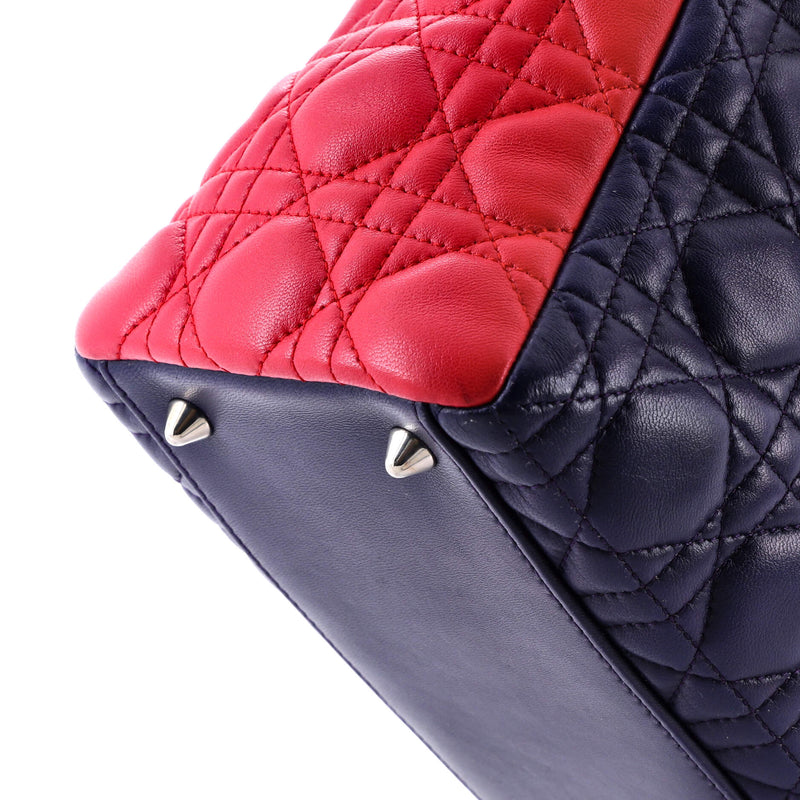 Christian Dior Tricolor Lady Bag Cannage