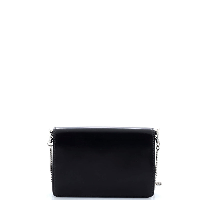 Prada Maxi Triangle Logo Chain Flap Bag